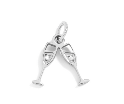 Champagne Cheers Charm