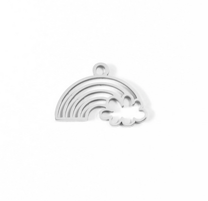 Rainbow and Cloud Charm