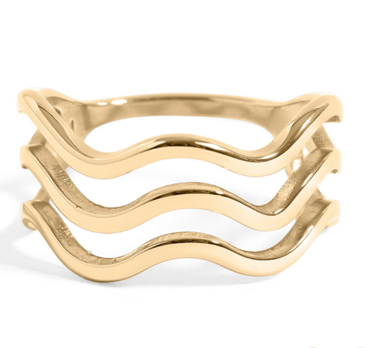 Three Waves Ring