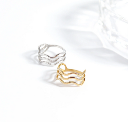 Three Waves Ring
