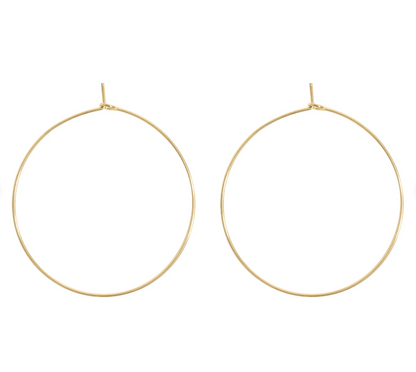 Wire Hoop Earrings
