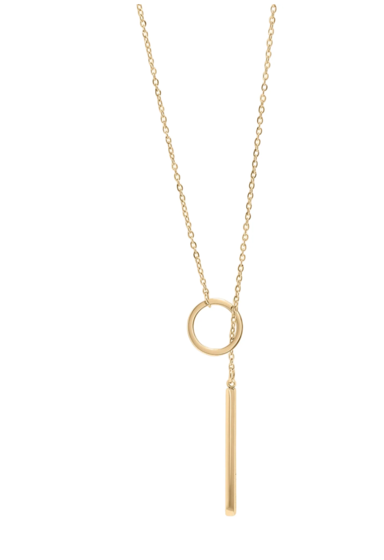 Loop Chain Lariat Necklace