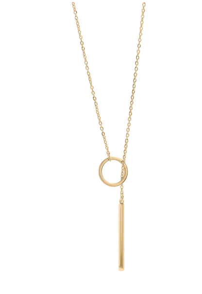 Loop Chain Lariat Necklace