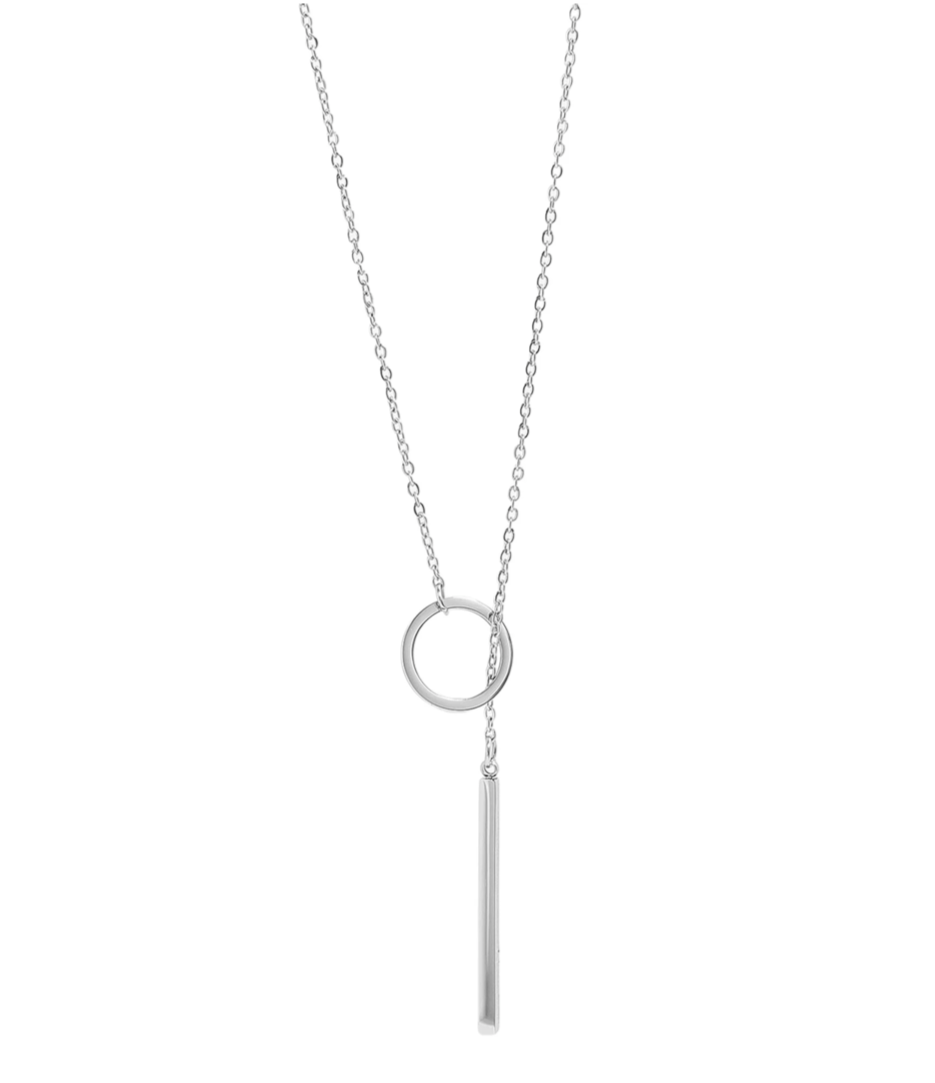 Loop Chain Lariat Necklace