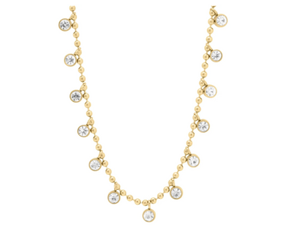 CZ Dangle Necklace