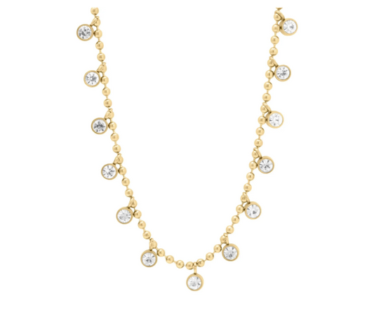 CZ Dangle Necklace
