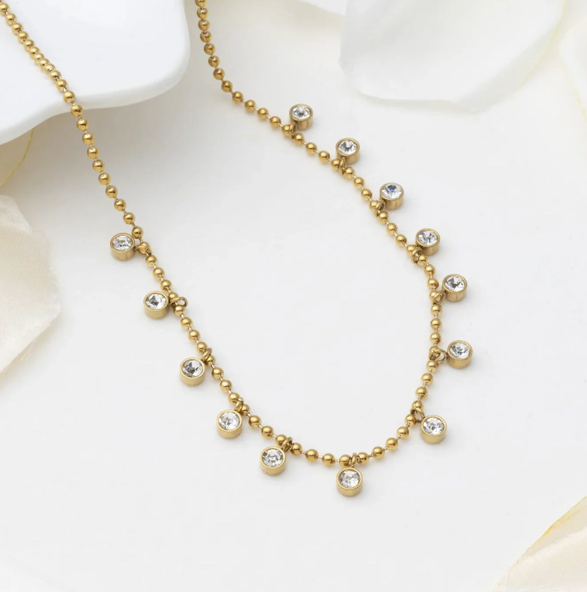 CZ Dangle Necklace