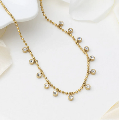 CZ Dangle Necklace