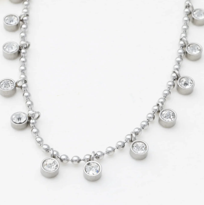 CZ Dangle Necklace