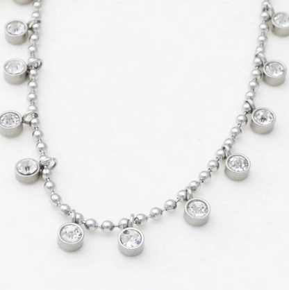CZ Dangle Necklace