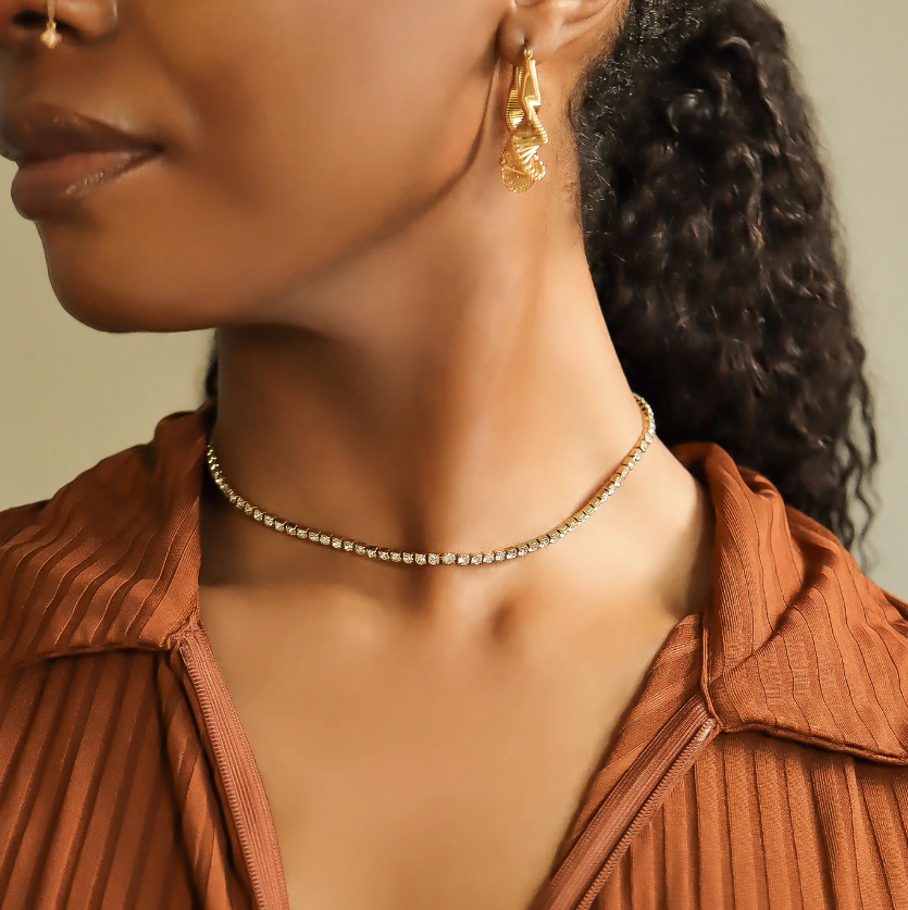 CZ Tennis Chain Necklace