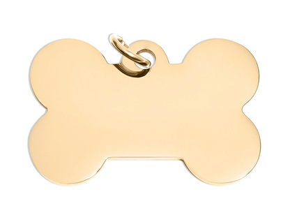 Pet Tag - Bone LARGE 2"