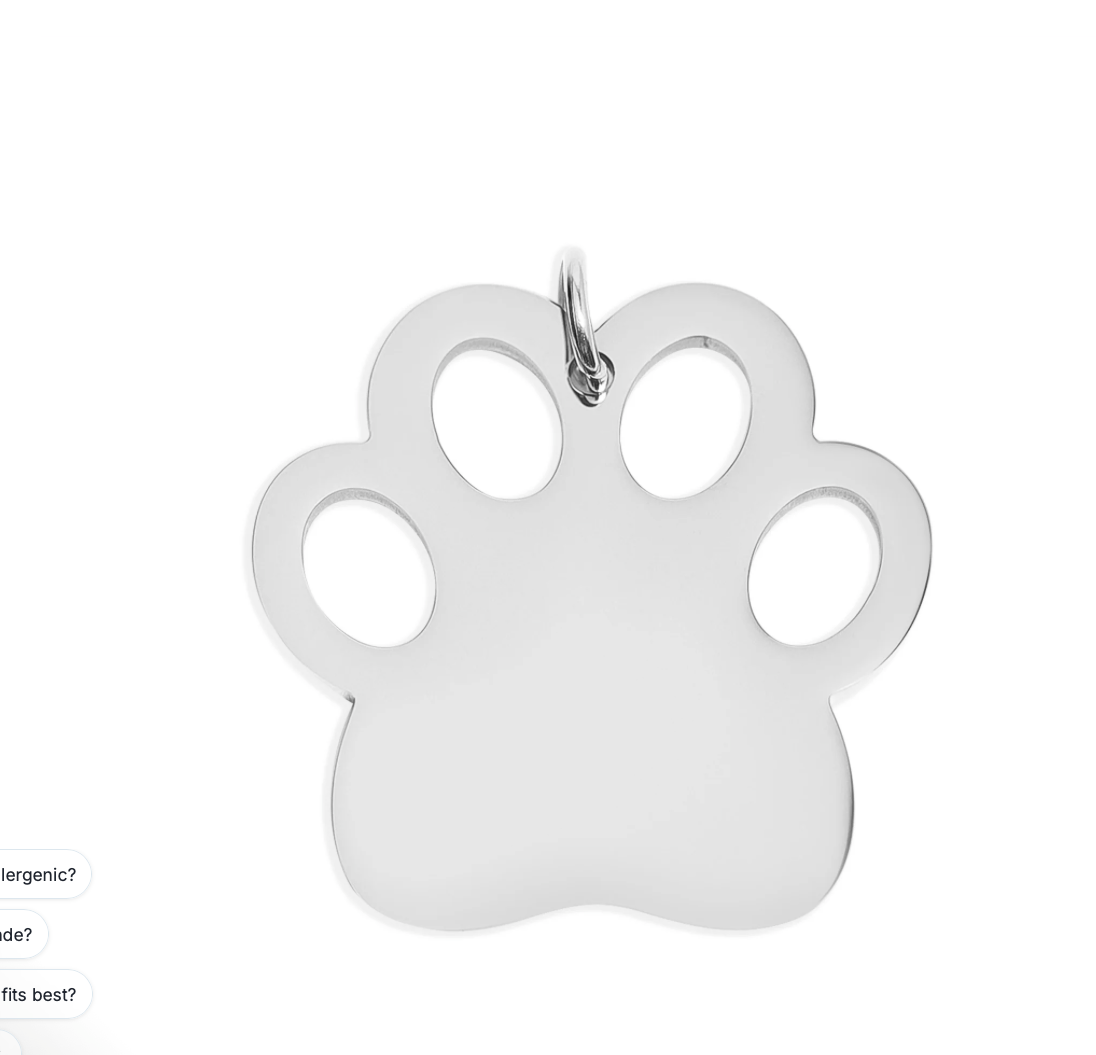 Pet Tag - Paw