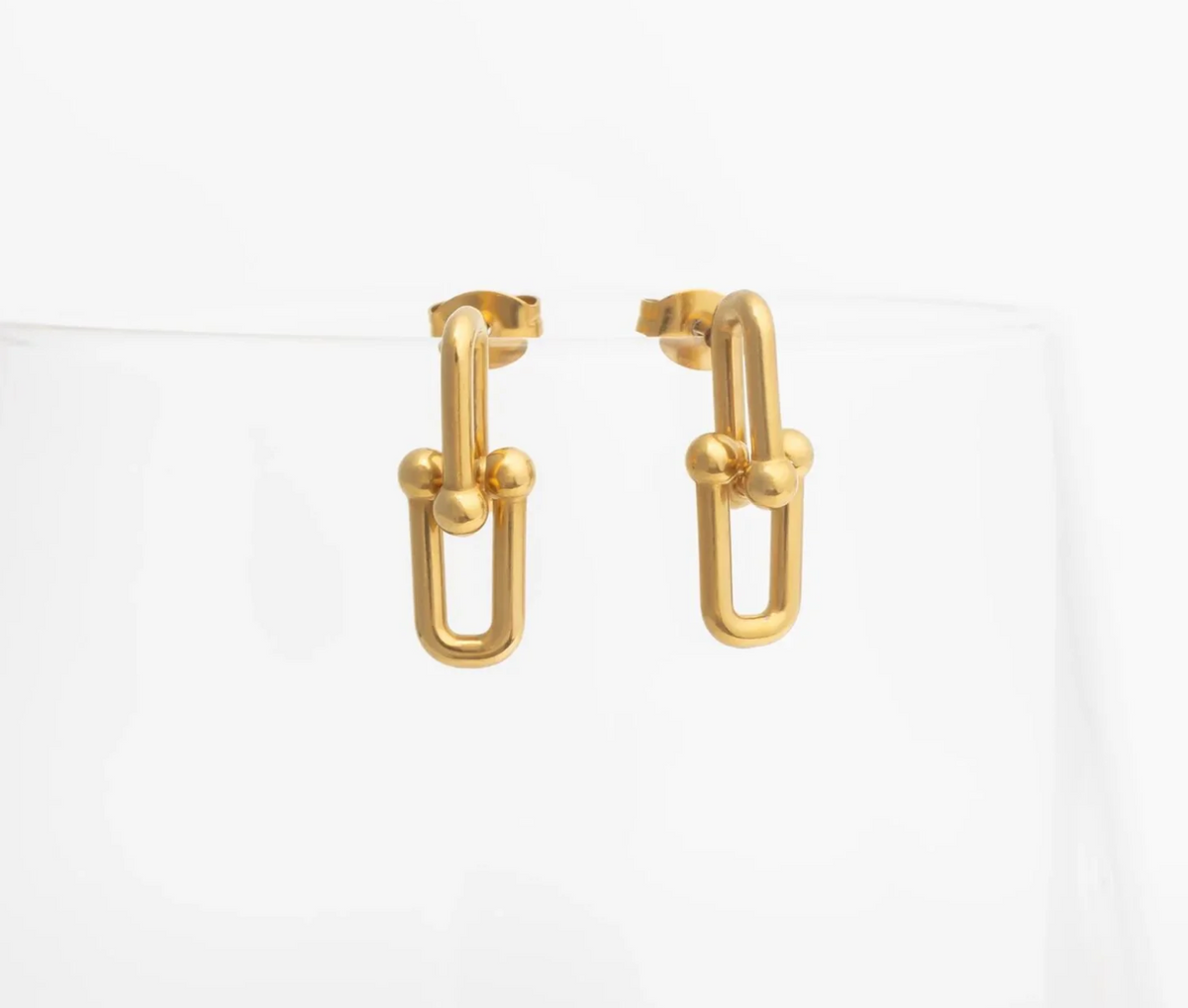 Horseshoe Lock Earring