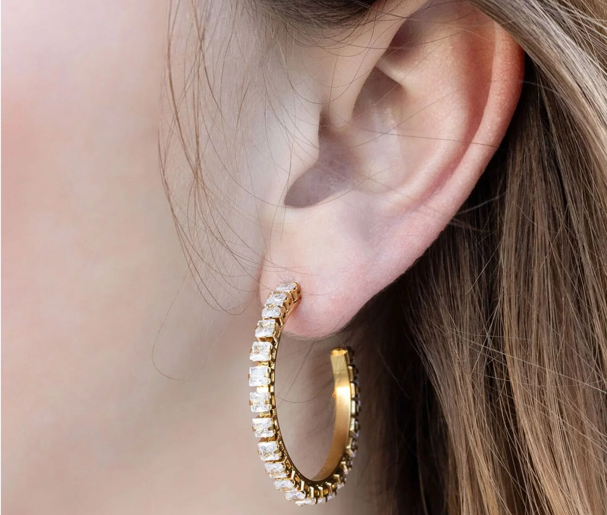 Cascading Diamonds Earring
