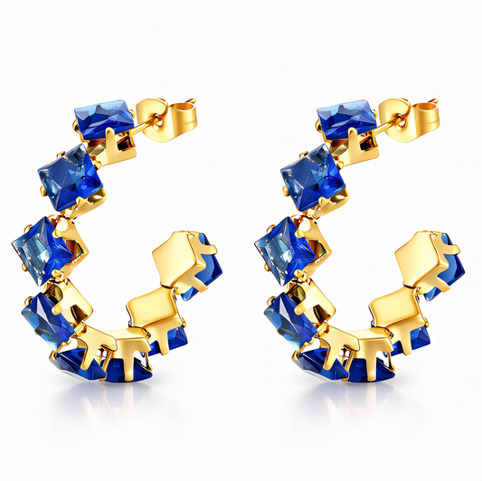 Sapphire Symphony Earrings