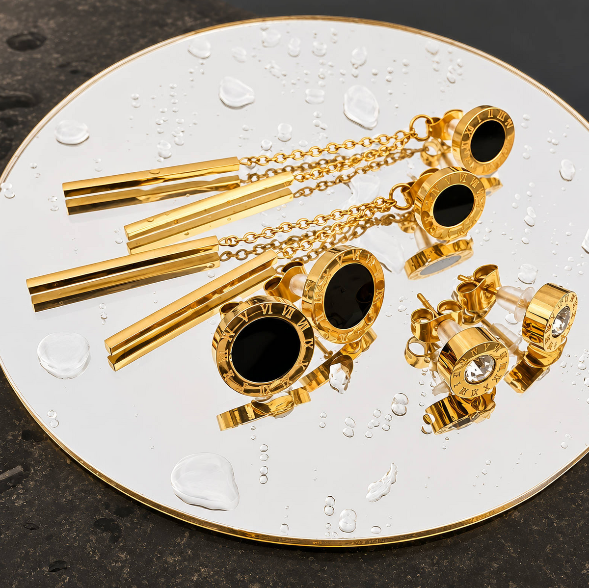 The Art of Time Dangle Earring