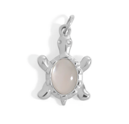 Mother of Pearl Turtle Charm