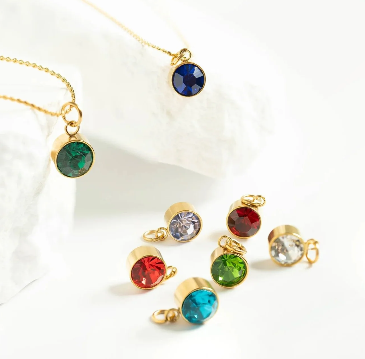 Round Birthstone Gem