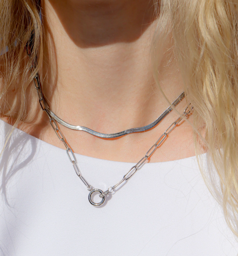 Carabiner Charm Necklace