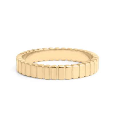 Fluted Stacking Ring