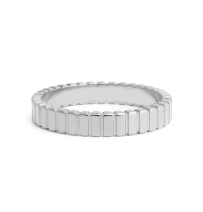 Fluted Stacking Ring